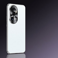 Coque Luxe Cuir Housse Etui JB2 pour Oppo Reno10 Pro+ Plus 5G Blanc