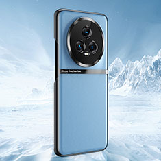 Coque Luxe Cuir Housse Etui JB3 pour Huawei Honor Magic5 5G Bleu Ciel