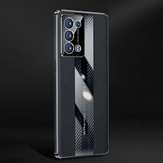 Coque Luxe Cuir Housse Etui JB3 pour Oppo Reno6 Pro+ Plus 5G Noir