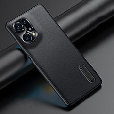 Coque Luxe Cuir Housse Etui JB4 pour Oppo Find X5 5G Noir