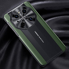 Coque Luxe Cuir Housse Etui JB5 pour Huawei Mate 40 Pro Vert