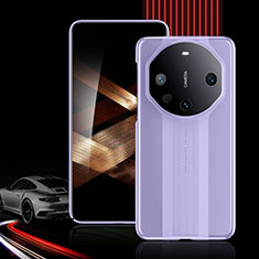 Coque Luxe Cuir Housse Etui JL4 pour Huawei Mate 60 Pro Violet
