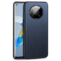 Coque Luxe Cuir Housse Etui K01 pour Huawei Mate 40E 4G Bleu