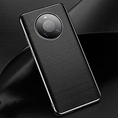Coque Luxe Cuir Housse Etui L02 pour Huawei Mate 40E Pro 4G Noir