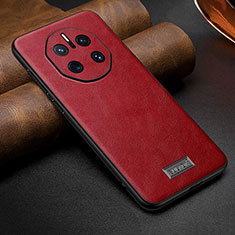 Coque Luxe Cuir Housse Etui LD2 pour Huawei Mate 50 RS Rouge