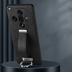 Coque Luxe Cuir Housse Etui LD2 pour Oppo Find X7 5G Noir