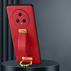 Coque Luxe Cuir Housse Etui LD3 pour Huawei Honor Magic5 5G Rouge