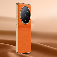 Coque Luxe Cuir Housse Etui LF1 pour Xiaomi Mi 13 Ultra 5G Orange