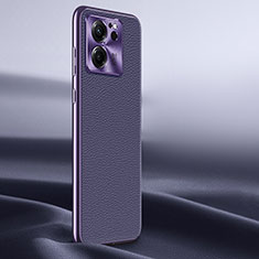 Coque Luxe Cuir Housse Etui LF1 pour Xiaomi Mi 13T 5G Violet