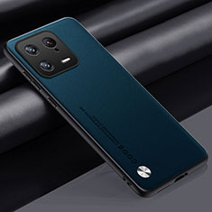 Coque Luxe Cuir Housse Etui LS1 pour Xiaomi Mi 13 5G Vert