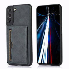 Coque Luxe Cuir Housse Etui M03T pour Samsung Galaxy S22 5G Noir