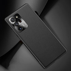 Coque Luxe Cuir Housse Etui N01 pour Samsung Galaxy Note 20 Ultra 5G Noir