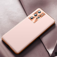 Coque Luxe Cuir Housse Etui N07 pour Huawei P40 Pro Or Rose