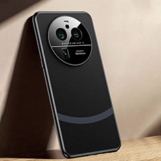 Coque Luxe Cuir Housse Etui PD1 pour Oppo Find X6 Pro 5G Noir