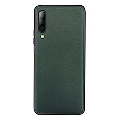Coque Luxe Cuir Housse Etui pour Huawei Honor 9X Pro Vert