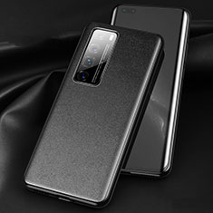 Coque Luxe Cuir Housse Etui pour Huawei Nova 7 Pro 5G Noir
