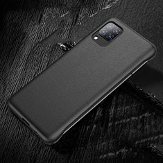 Coque Luxe Cuir Housse Etui pour Huawei P40 Lite Noir