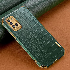 Coque Luxe Cuir Housse Etui pour Samsung Galaxy A31 Vert