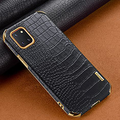 Coque Luxe Cuir Housse Etui pour Samsung Galaxy M60s Noir