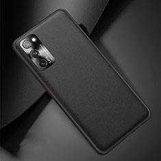 Coque Luxe Cuir Housse Etui pour Samsung Galaxy S20 Lite 5G Noir
