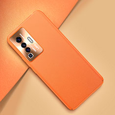 Coque Luxe Cuir Housse Etui pour Vivo X50 5G Orange