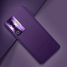 Coque Luxe Cuir Housse Etui pour Vivo X50 5G Violet