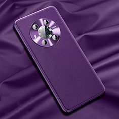 Coque Luxe Cuir Housse Etui QK1 pour Huawei Honor Magic3 5G Violet