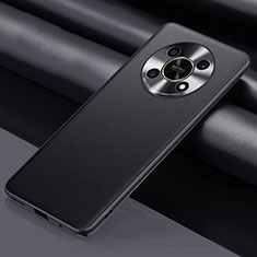 Coque Luxe Cuir Housse Etui QK1 pour Huawei Honor Magic4 Lite 5G Noir