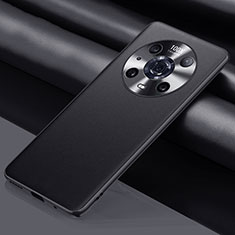 Coque Luxe Cuir Housse Etui QK1 pour Huawei Honor Magic4 Pro 5G Noir