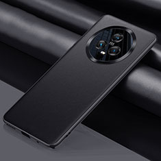 Coque Luxe Cuir Housse Etui QK1 pour Huawei Honor Magic5 5G Noir