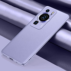 Coque Luxe Cuir Housse Etui QK1 pour Huawei P60 Pro Violet