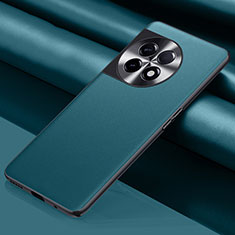 Coque Luxe Cuir Housse Etui QK1 pour OnePlus 11 5G Vert