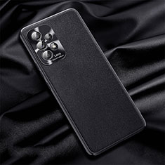 Coque Luxe Cuir Housse Etui QK1 pour Samsung Galaxy M32 5G Noir