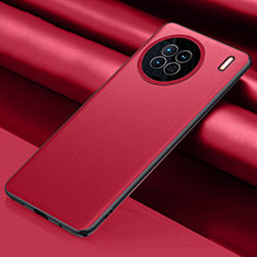 Coque Luxe Cuir Housse Etui QK1 pour Vivo X90 5G Rouge