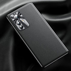 Coque Luxe Cuir Housse Etui QK1 pour Xiaomi Mi 12T 5G Noir