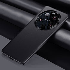 Coque Luxe Cuir Housse Etui QK1 pour Xiaomi Mi 13 Ultra 5G Noir