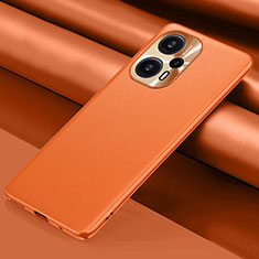 Coque Luxe Cuir Housse Etui QK1 pour Xiaomi Poco F5 5G Orange