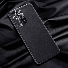 Coque Luxe Cuir Housse Etui QK1 pour Xiaomi Redmi Note 10 Pro 4G Noir