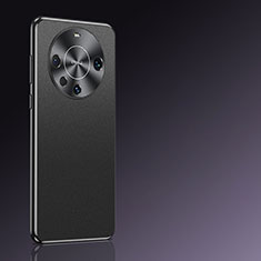 Coque Luxe Cuir Housse Etui QK2 pour Huawei Mate 60 Noir