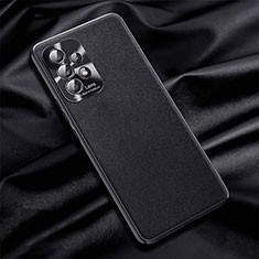 Coque Luxe Cuir Housse Etui QK2 pour Samsung Galaxy A72 5G Noir