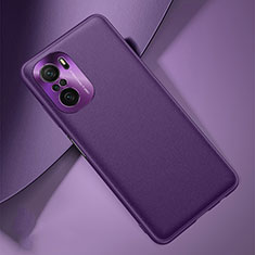 Coque Luxe Cuir Housse Etui QK2 pour Xiaomi Mi 11X 5G Violet