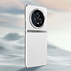 Coque Luxe Cuir Housse Etui QK4 pour Huawei Honor Magic5 5G Blanc
