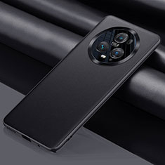 Coque Luxe Cuir Housse Etui QK5 pour Huawei Honor Magic5 Pro 5G Noir