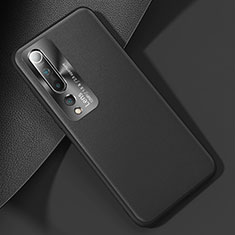 Coque Luxe Cuir Housse Etui R01 pour Xiaomi Mi 10 Noir