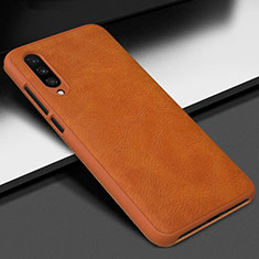 Coque Luxe Cuir Housse Etui R01 pour Xiaomi Mi A3 Orange