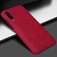Coque Luxe Cuir Housse Etui R01 pour Xiaomi Mi A3 Rouge
