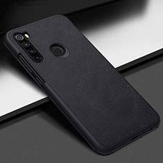 Coque Luxe Cuir Housse Etui R01 pour Xiaomi Redmi Note 8 (2021) Noir