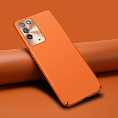 Coque Luxe Cuir Housse Etui R02 pour Huawei Honor X10 5G Orange