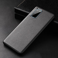Coque Luxe Cuir Housse Etui R02 pour Samsung Galaxy S20 5G Noir