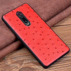Coque Luxe Cuir Housse Etui R02 pour Xiaomi Redmi K20 Pro Rouge